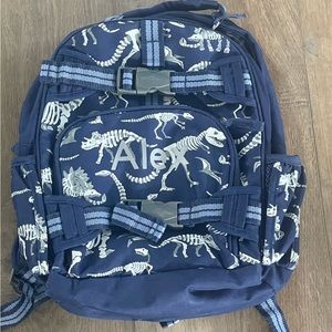 Glow in the dark dinosaur pottery barn kids backpack
